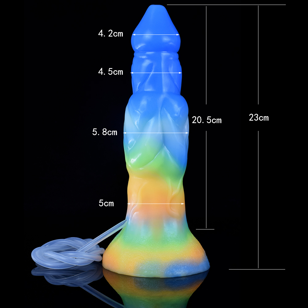 YC-AW1ZS2027V Ancient Mythical Beast- Hakutaku Vibrating with Squirting Dildo - Image 5