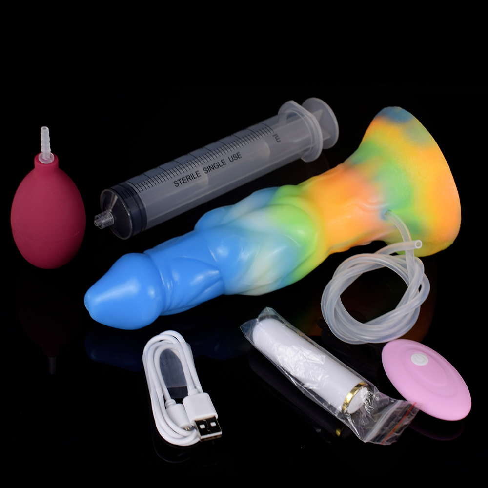 YC-AW1ZS2027V Ancient Mythical Beast- Hakutaku Vibrating with Squirting Dildo - Image 2