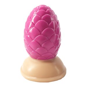 FAAK-G119 Realistic  Unique Pine Cone Penis with Anal Plug