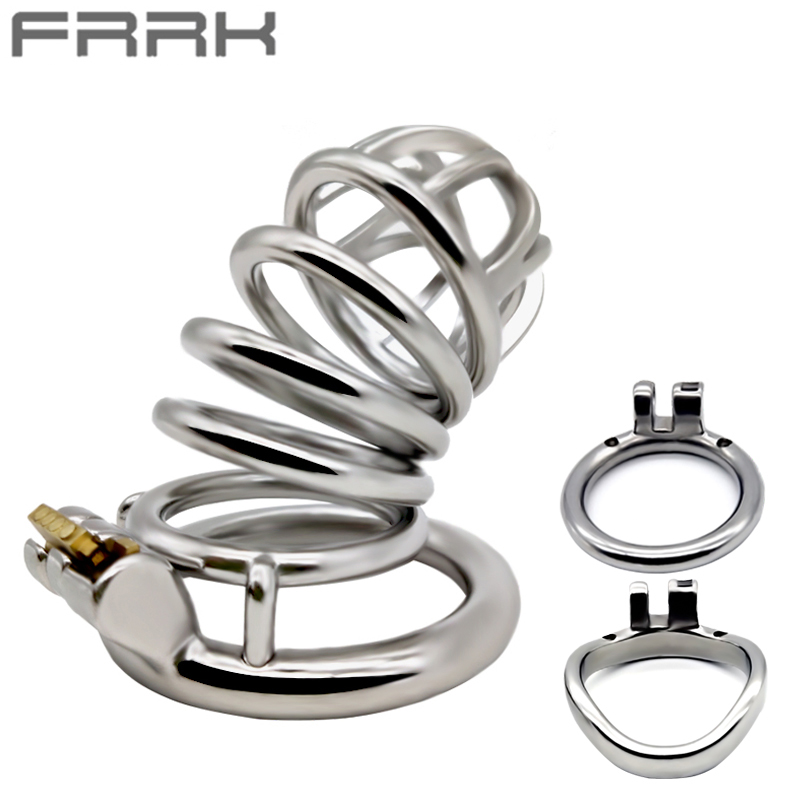 FRRK-47 Round Ring 304 Stainless Steel Chastity Cage