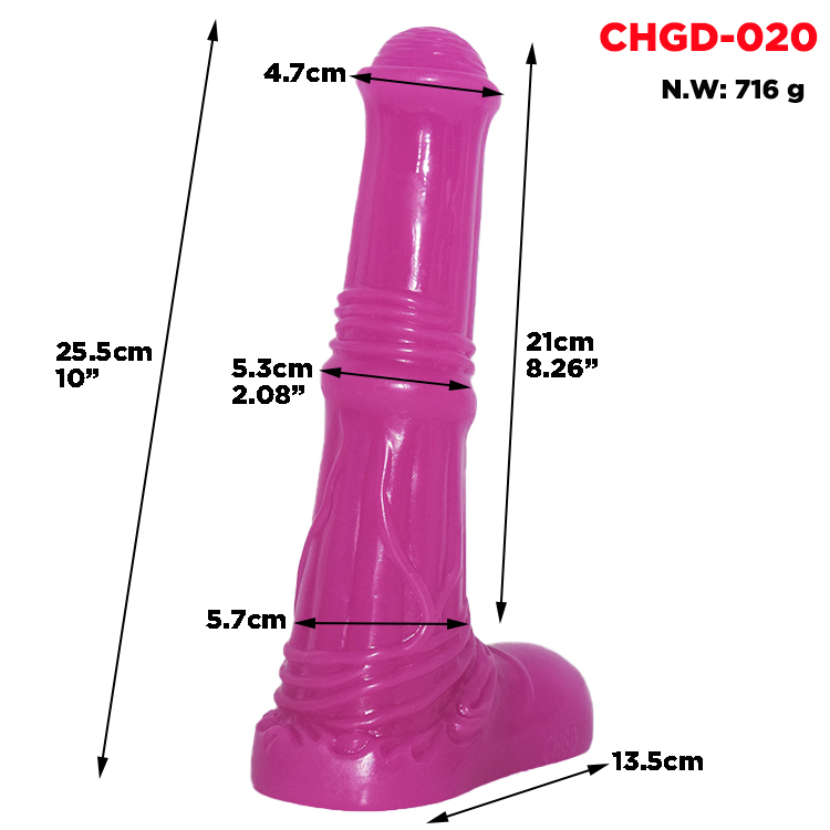 CHGD020 25.2cm Big Horse Pony Dildo animal Anal Plug - Image 5