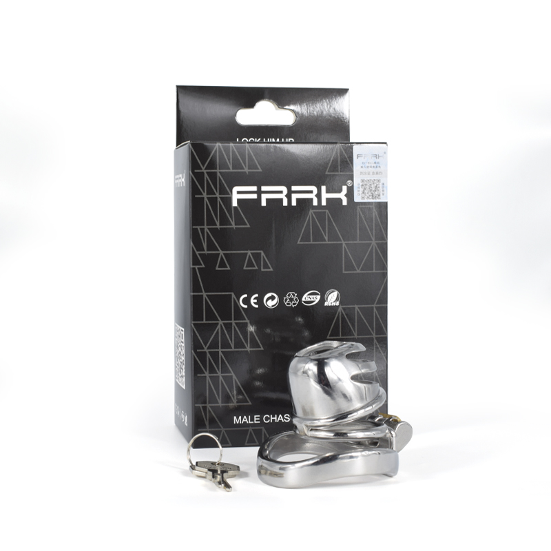 FRRK-13 Round Ring 304 Stainless Steel Chastity Cage - Image 10