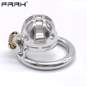 FRRK-31 Round Ring 304 Stainless Steel Chastity Cage