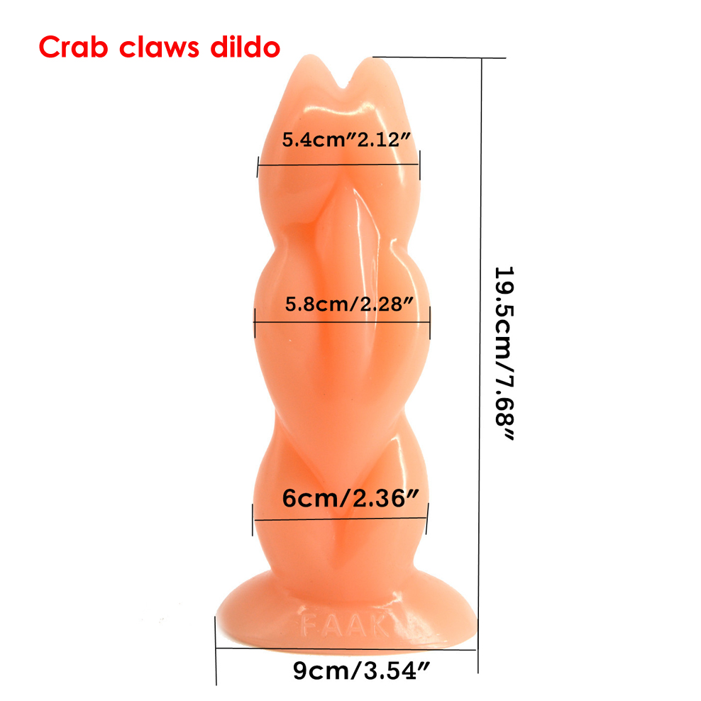 FAAK043 19.5cm Crab Claw Anal Plug - Image 6
