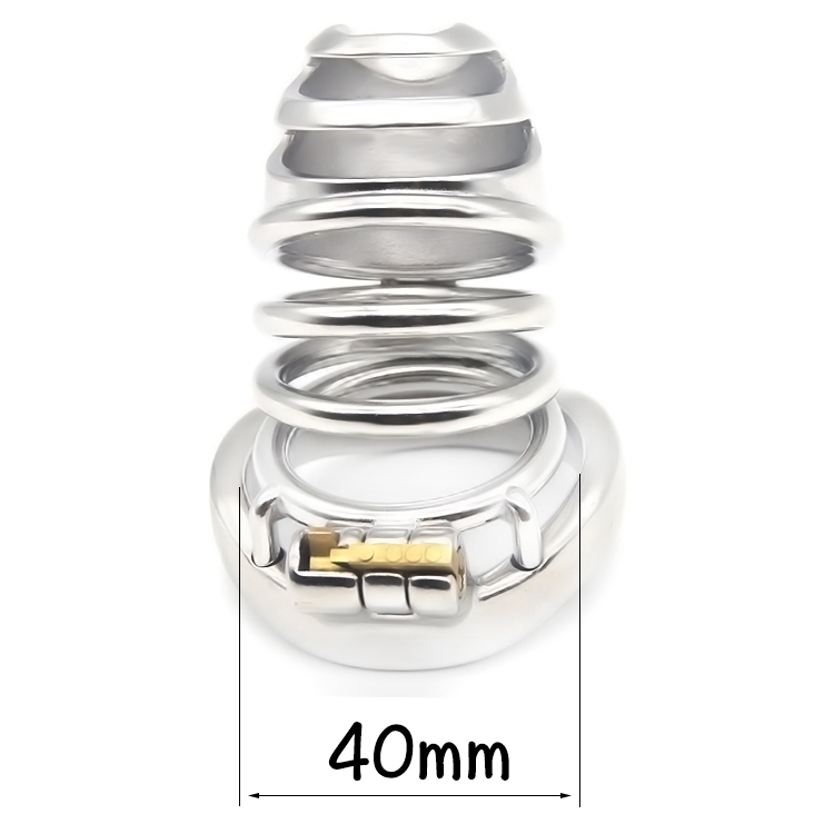 FRRK-15C Curved Ring 304 Stainless Steel Chastity Cage - Image 2