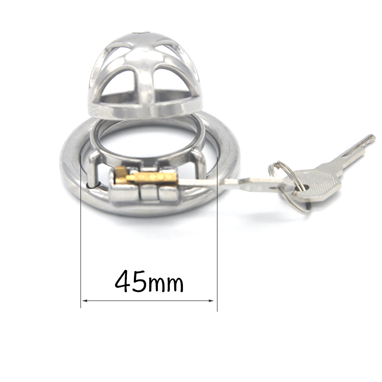 FRRK-04 Round Ring 304 Stainless Steel Chastity Cage - Image 3