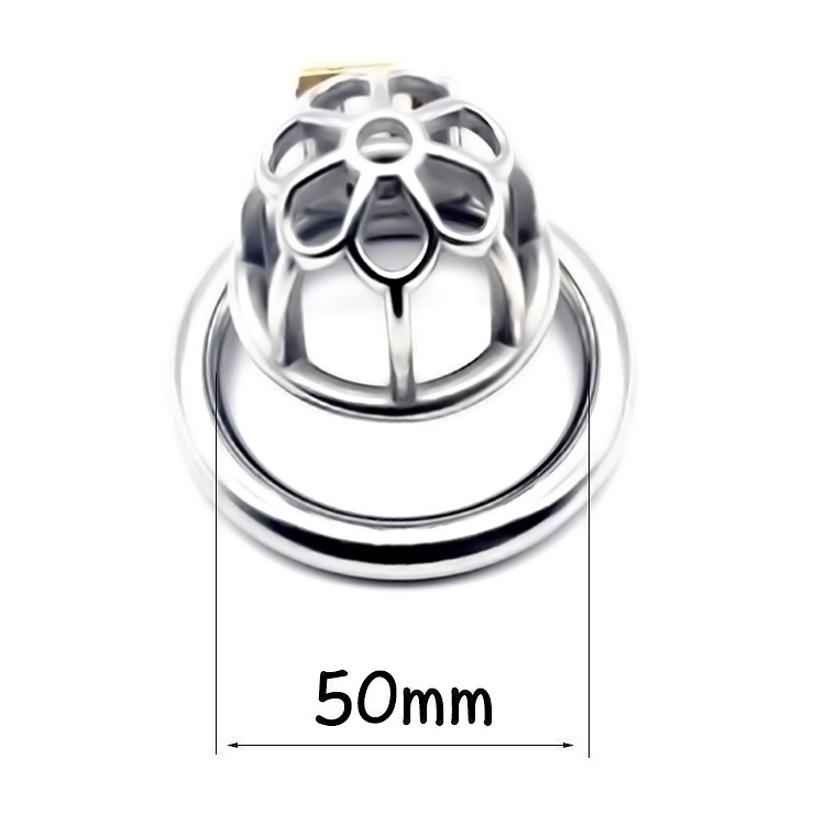 FRRK-18 Round Ring 304 Stainless Steel Chastity Cage - Image 6