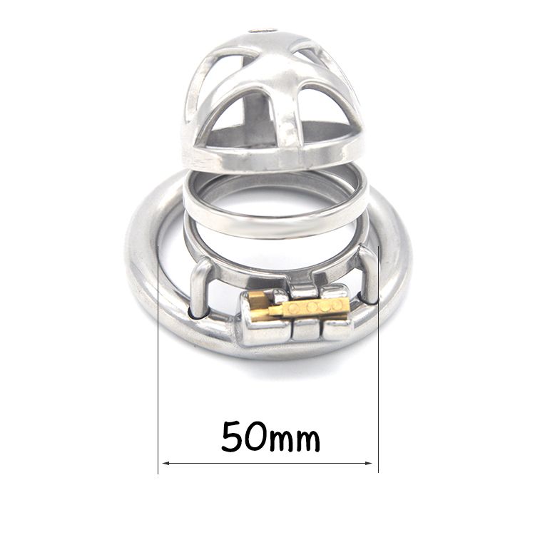FRRK-05 Round Ring 304 Stainless Steel Chastity Cage - Image 9