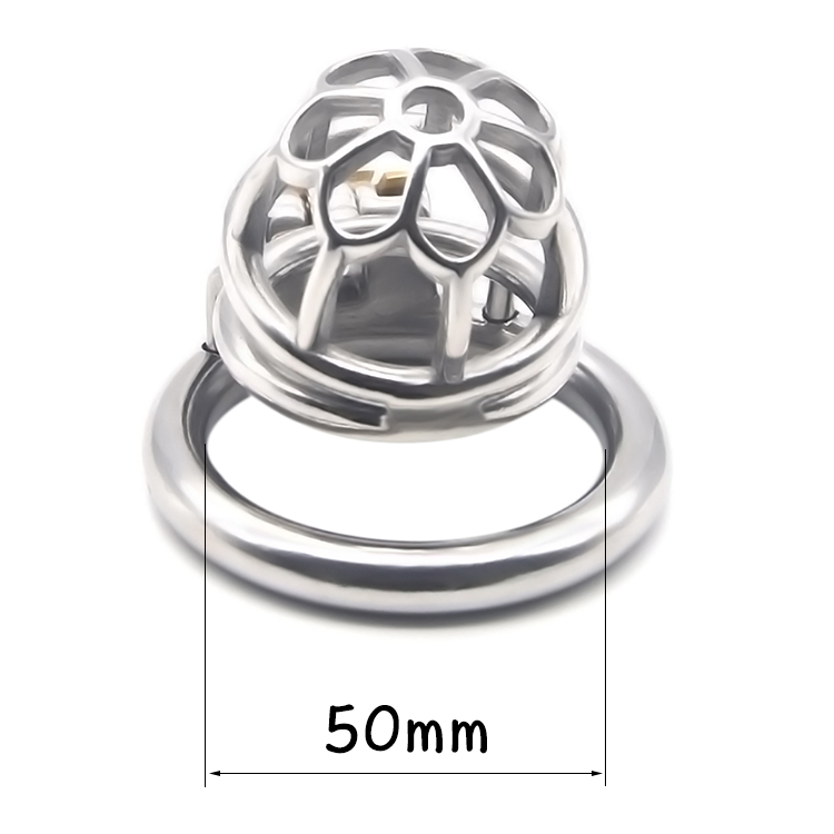 FRRK-01 Round Ring 304 Stainless Steel Chastity Cage - Image 4