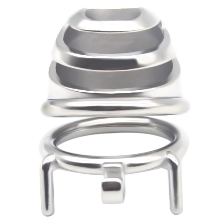 FRRK-13 Round Ring 304 Stainless Steel Chastity Cage - Image 3