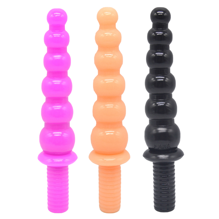 FAAK078 36.5cm Huge Size Anus Beads Anal Plug with Handle
