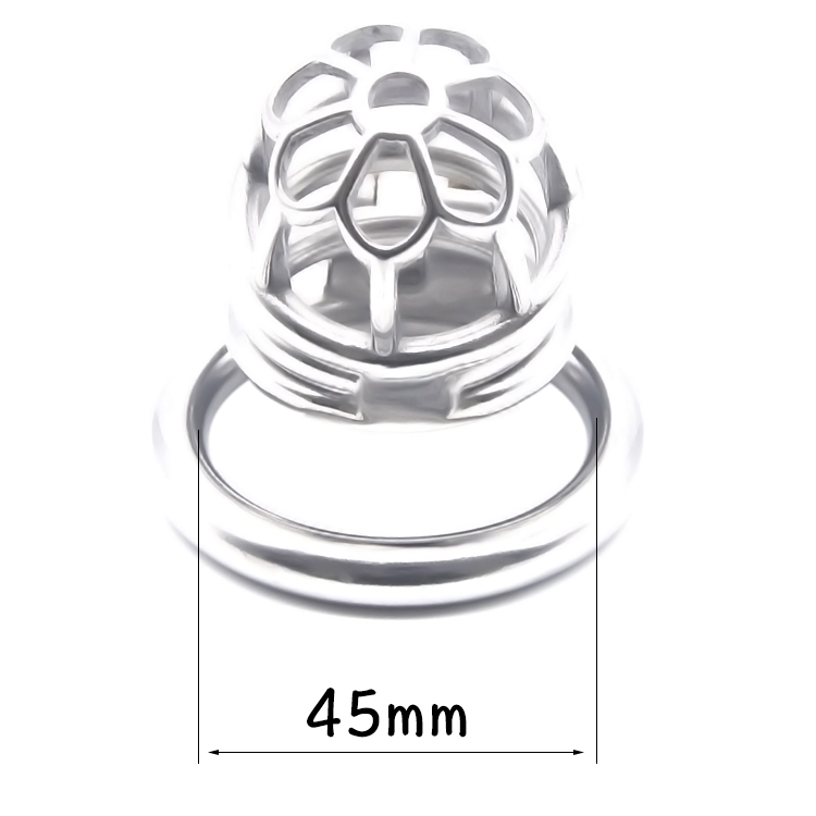 FRRK-02 Round Ring 304 Stainless Steel Chastity Cage - Image 3