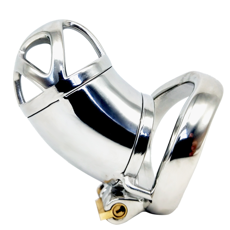 FRRK-20C Curved Ring 304 Stainless Steel Chastity Cage - Image 6