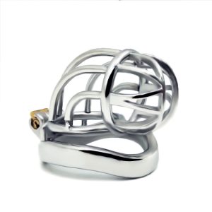 FRRK-46C Curved Ring 304 Stainless Steel Chastity Cage