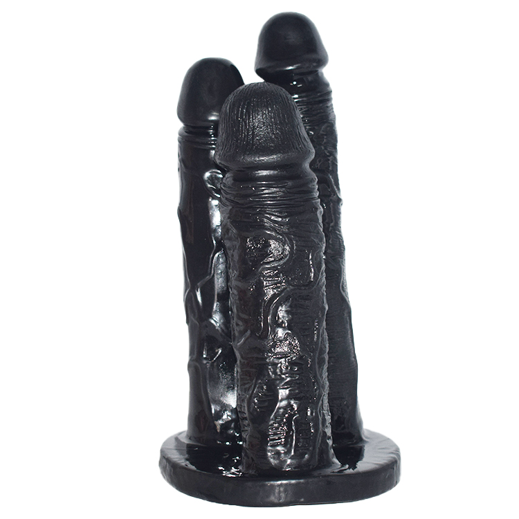 FAAK066 22cm Three Head Tribe Dildo - Image 2