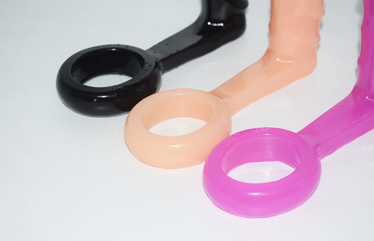 CHGD010 13cm Wearable Cock Ring Testicle Ring Anal Plug - Image 5