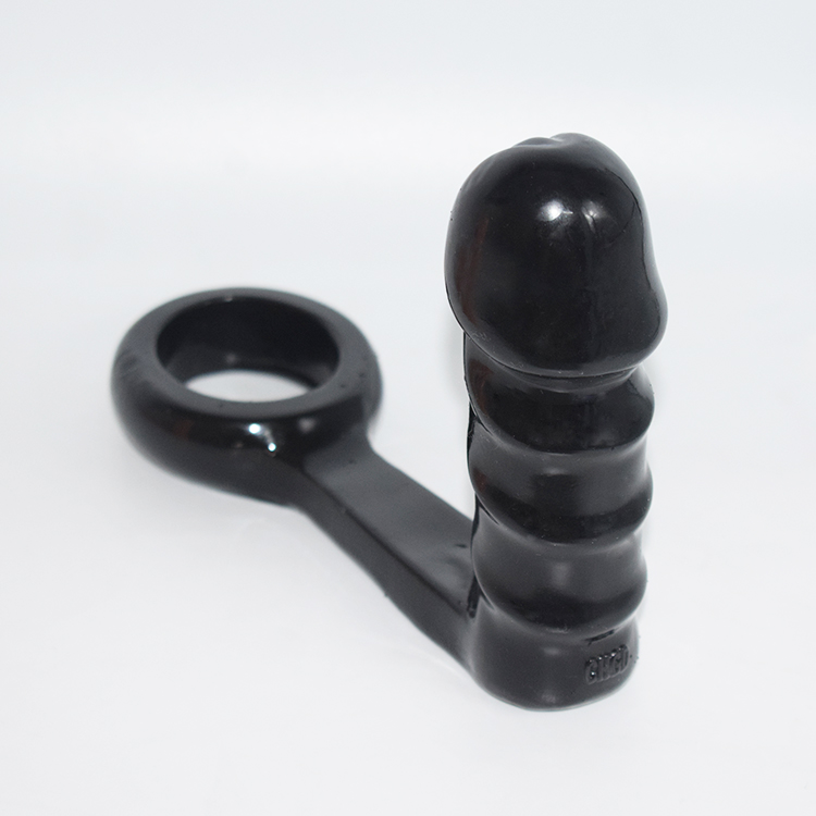 CHGD010 13cm Wearable Cock Ring Testicle Ring Anal Plug - Image 2