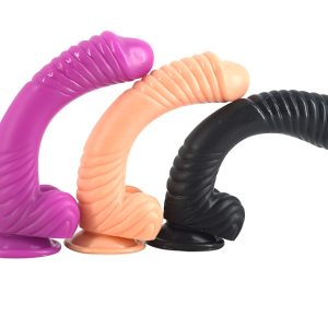 CHGD014 22.5cm Curve Dildo Anal Plug