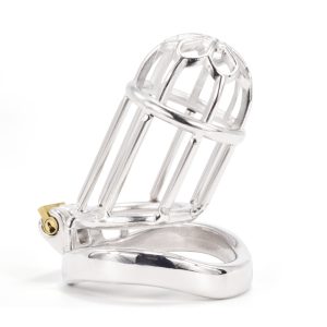 FRRK-10C Curved Ring 304 Stainless Steel Chastity Cage