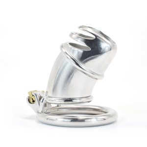 FRRK-57C Curved Ring 304 Stainless Steel Chastity Cage