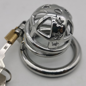 FRRK-65 Round Ring 304 Stainless Steel Chastity Cage