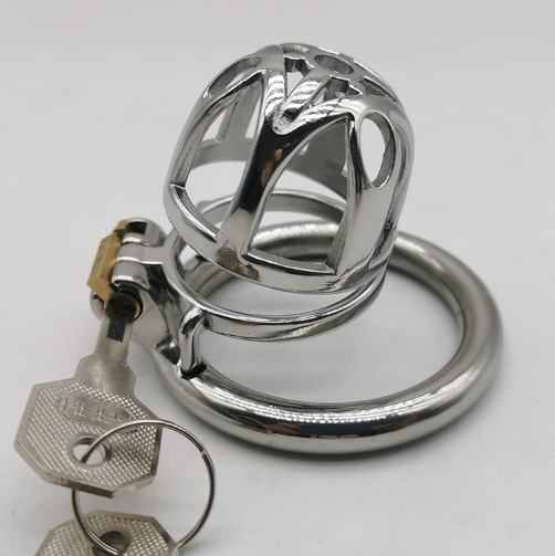 FRRK-74 Round Ring 304 Stainless Steel Chastity Cage