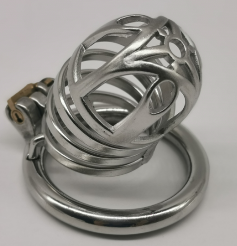 FRRK-76 Round Ring 304 Stainless Steel Chastity Cage