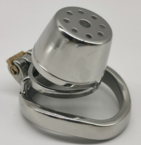 FRRK-81C Curved Ring 304 Stainless Steel Chastity Cage