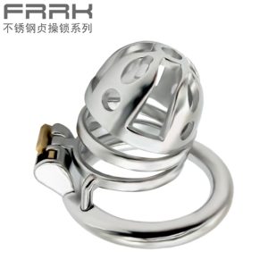 FRRK-33 Round Ring 304 Stainless Steel Chastity Cage