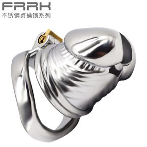 FRRK-51C Curved Ring 304 Stainless Steel Chastity Cage