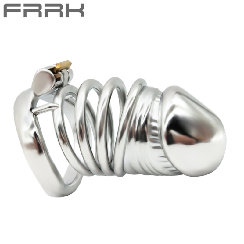 FRRK-54C Curved Ring 304 Stainless Steel Chastity Cage