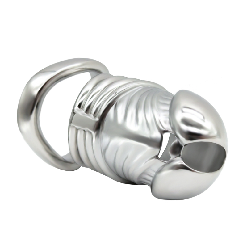 FRRK-54C Curved Ring 304 Stainless Steel Chastity Cage - Image 2
