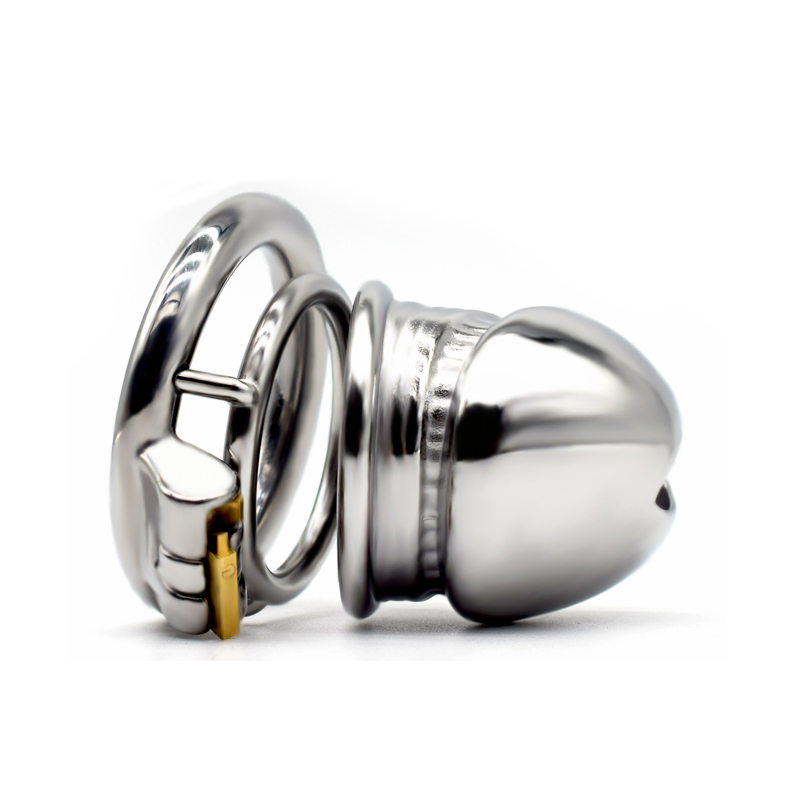 FRRK-52 Round Ring 304 Stainless Steel Chastity Cage - Image 7