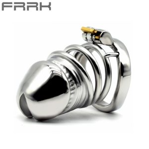 FRRK-53C Curved Ring 304 Stainless Steel Chastity Cage