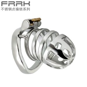 FRRK-34C Curved Ring 304 Stainless Steel Chastity Cage