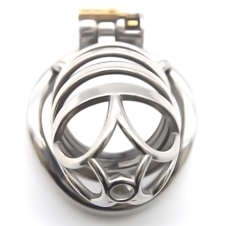 FRRK-09C Curved Ring 304 Stainless Steel Chastity Cage - Image 8