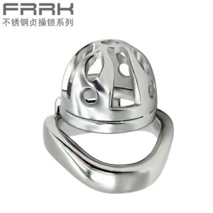 FRRK-31C Curved Ring 304 Stainless Steel Chastity Cage