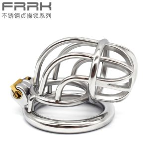 FRRK-46 Round Ring 304 Stainless Steel Chastity Cage