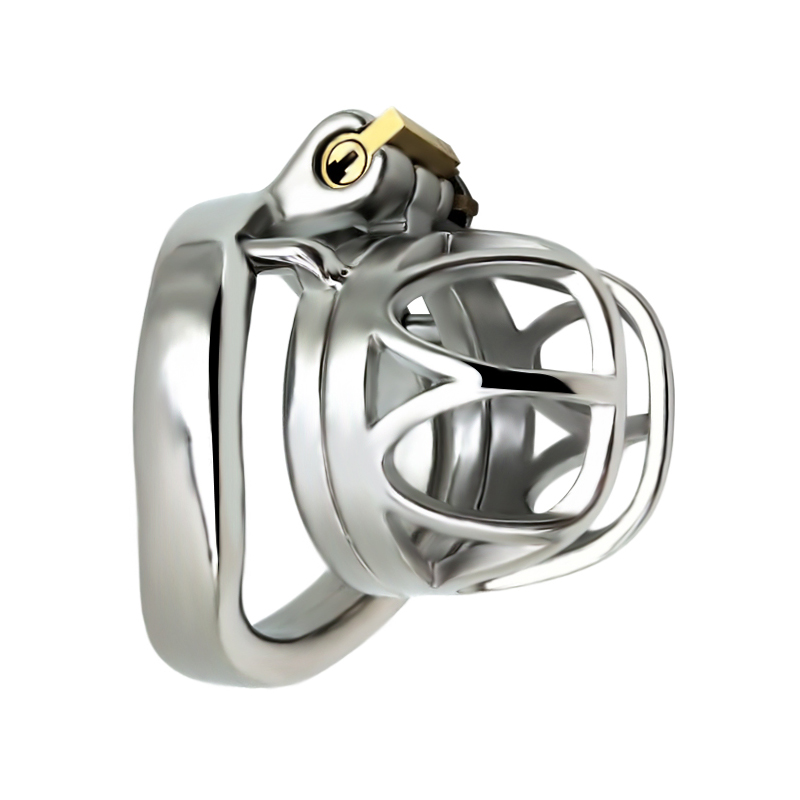 FRRK-39C Curved Ring 304 Stainless Steel Chastity Cage - Image 3