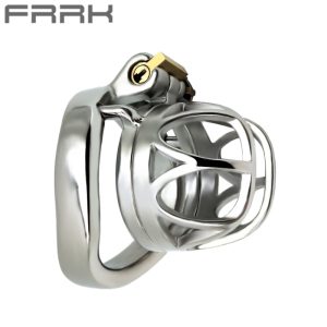 FRRK-39C Curved Ring 304 Stainless Steel Chastity Cage