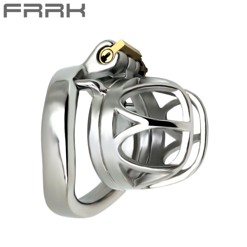 FRRK-39C Curved Ring 304 Stainless Steel Chastity Cage