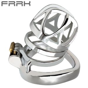 FRRK-41C Curved Ring 304 Stainless Steel Chastity Cage