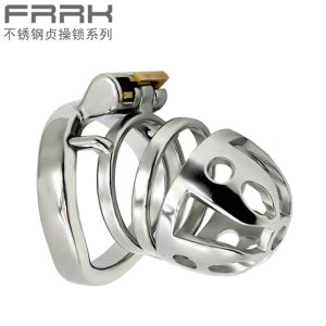 FRRK-33C Curved Ring 304 Stainless Steel Chastity Cage