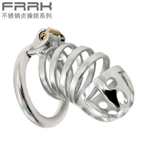 FRRK-35 Round Ring 304 Stainless Steel Chastity Cage