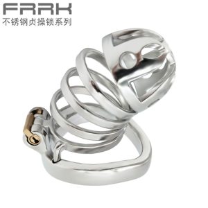 FRRK-35C Curved Ring 304 Stainless Steel Chastity Cage