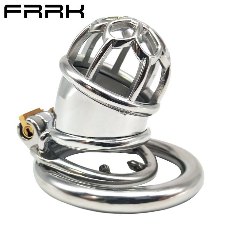 FRRK-16C Curved Ring 304 Stainless Steel Chastity Cage