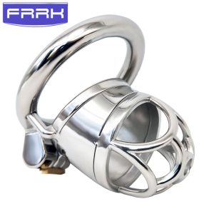FRRK-21 Round Ring 304 Stainless Steel Chastity Cage