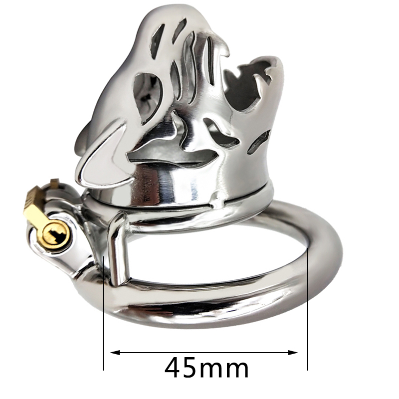 FRRK-36 Round Ring 304 Stainless Steel Chastity Cage - Image 6