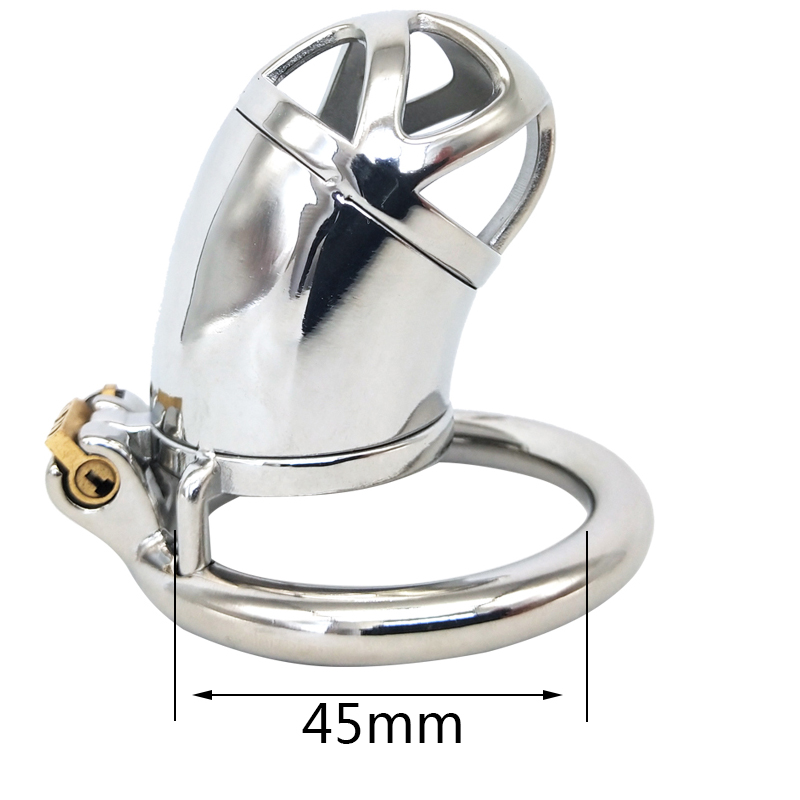 FRRK-20 Round Ring 304 Stainless Steel Chastity Cage - Image 3