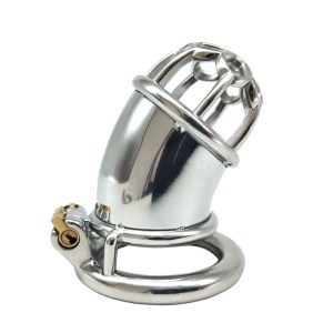 FRRK-17C Curved Ring 304 Stainless Steel Chastity Cage